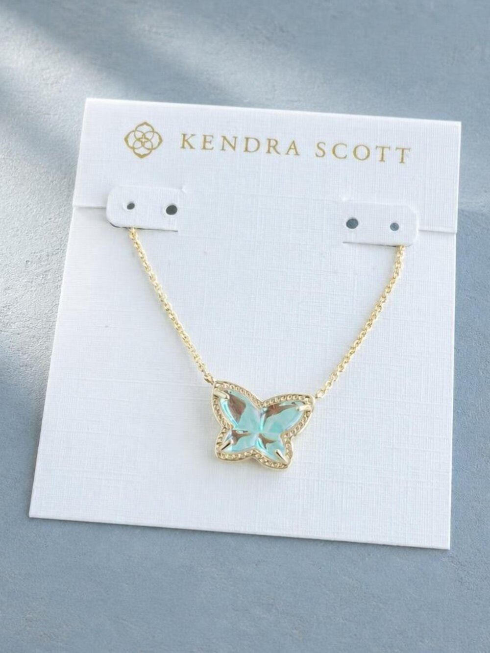 Kendra Scott Lillia Butterfly Gold Pendant Necklace